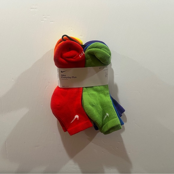 Nike, Everyday Plus, 6 Pack, Ankle Socks, Multicolor - Picture 5 of 12